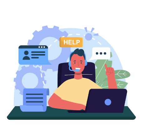 Expert support illustration