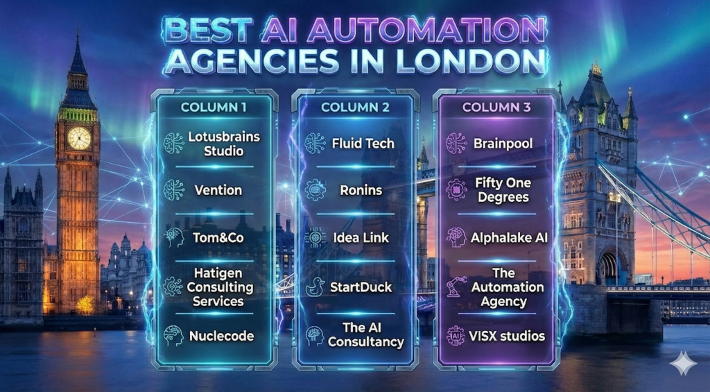 Best AI Agencies London