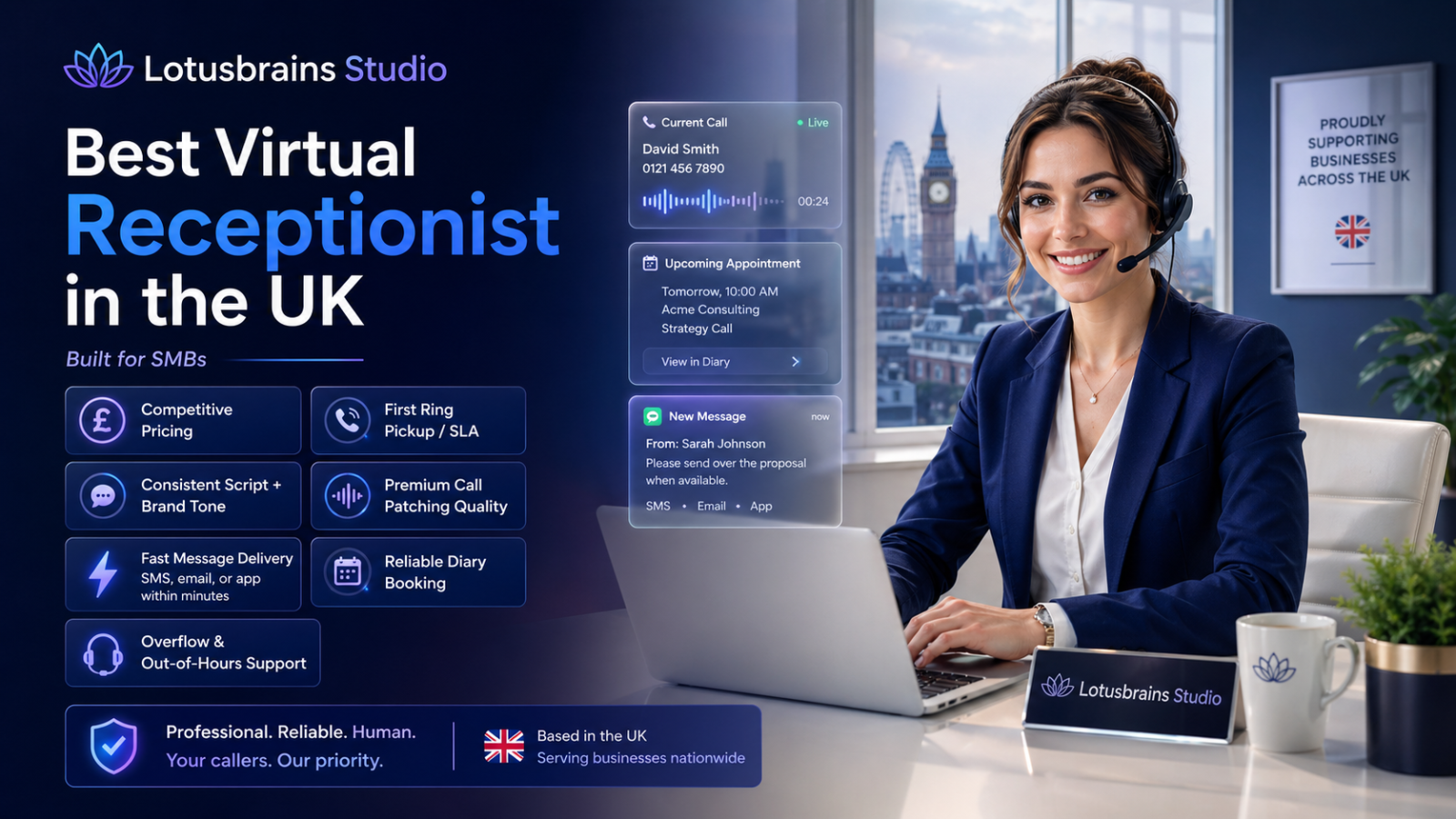 Best Virtual Receptionist In UK