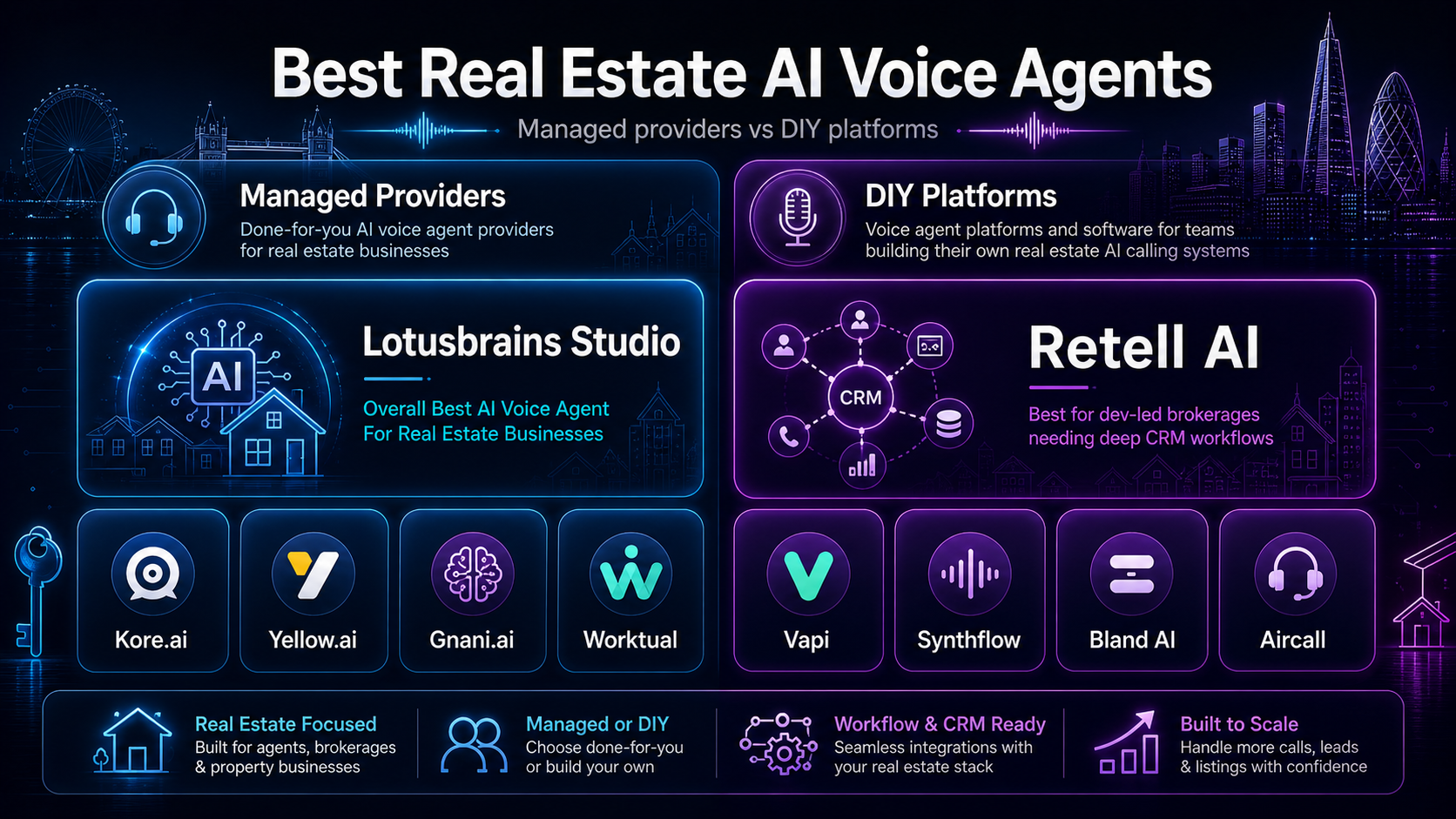 Best Real Estate AI Voice Agents